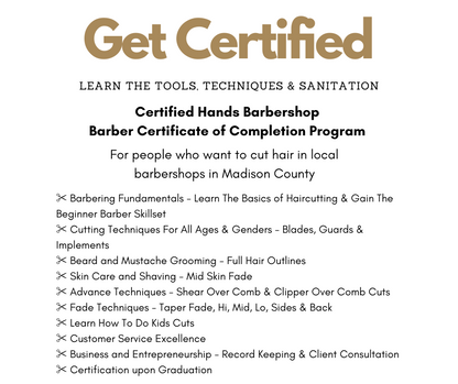 Student Barber Development Program Application Fee